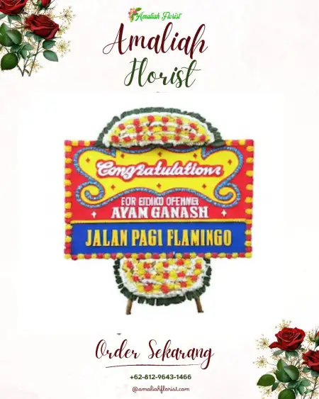 Sewa Papan Bunga Naga Pita